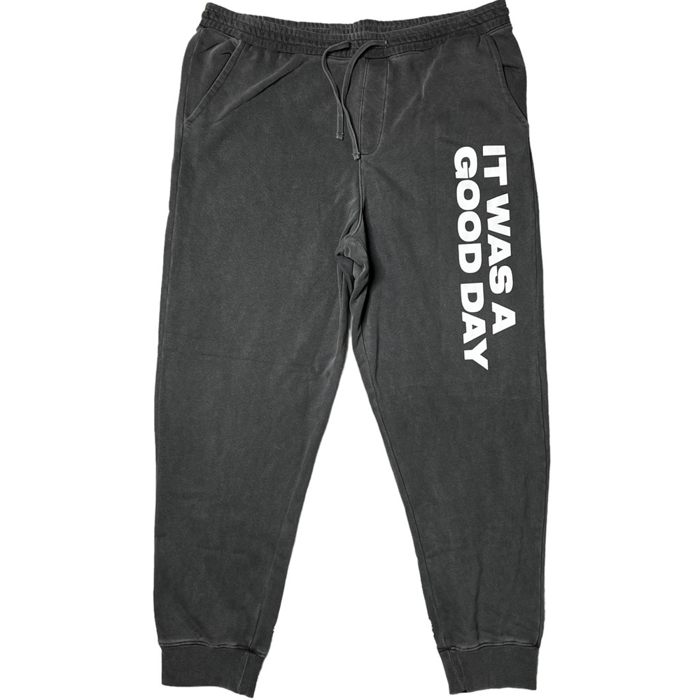 NWOT Ice Cube It Was A Good Day Logo Relaxed Jogger Sweatpants Grey Men’s XL